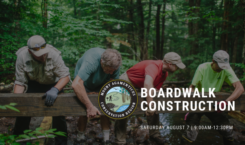 August Volunteer Community Work Day Boardwalk Construction