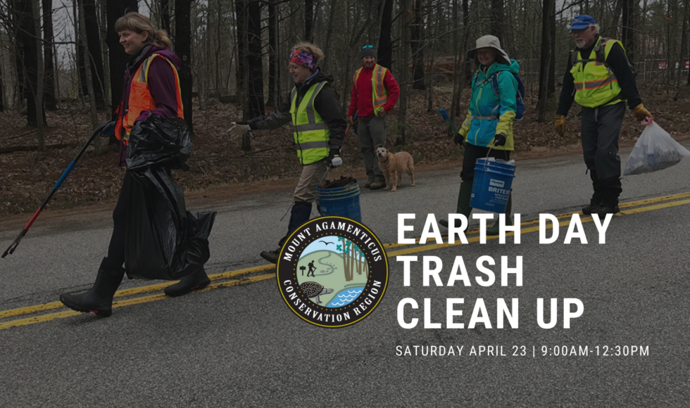 earth day trash clean up Saturday April 23 9-12:30